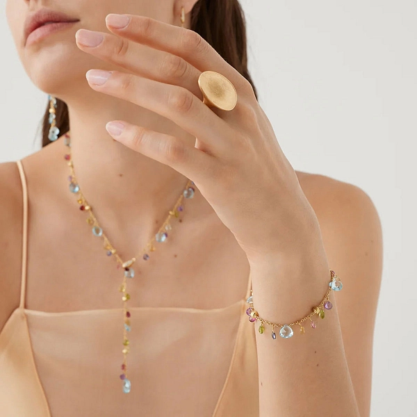 Gold Bracelet Marco Bicego Paradise BB2584 MIX01T Y