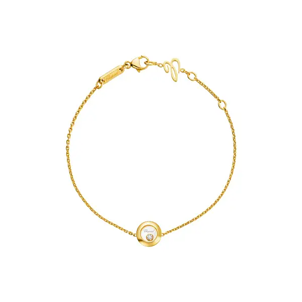 Zlatý Náramek Chopard Happy Diamonds 85A017-0001