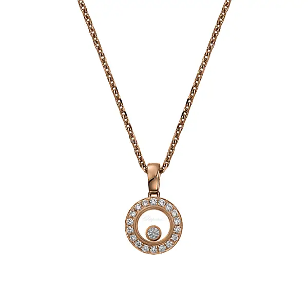 Zlatý Přívěsek Chopard Happy Diamonds 79A017-5201