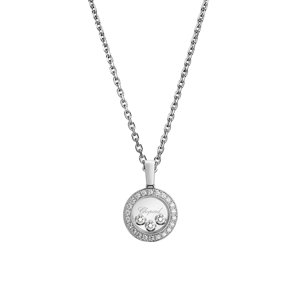 Gold Pendant Chopard Happy Diamonds 79A018-1201