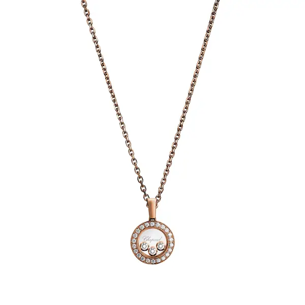 Zlatý Přívěšek Chopard Happy Diamonds 79A018-5201