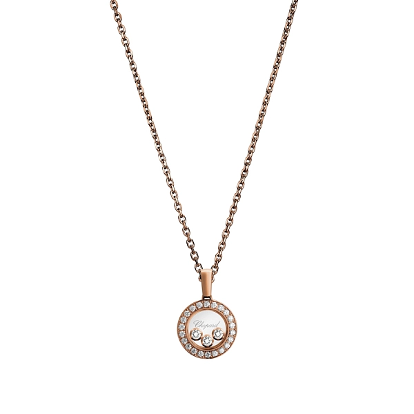 Zlatý Přívěšek Chopard Happy Diamonds 79A018-5201