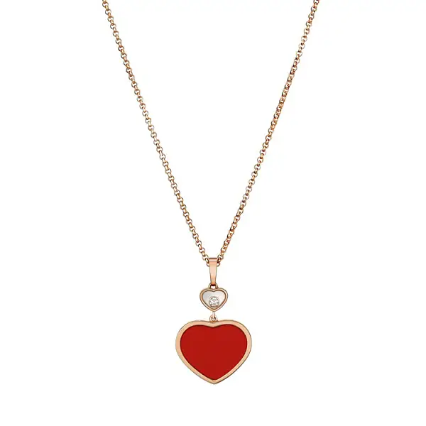 Zlatý Přívěsek Chopard Happy Hearts 797482-5801