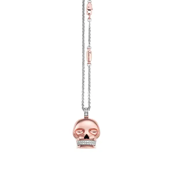 Zlatý Přívěsek Lebka Zancan Couture Limited Edition EC369RB