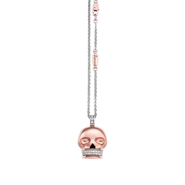 Zlatý Přívěsek Lebka Zancan Couture Limited Edition EC369RB