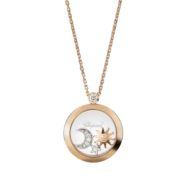 Zlatý Přívěsek Chopard Happy Diamonds 799434-5201