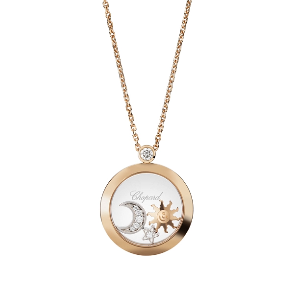 Zlatý Přívěsek Chopard Happy Diamonds 799434-5201