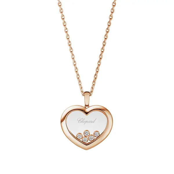 Zlatý Přívěsek Chopard Happy Diamonds 79A039-5001