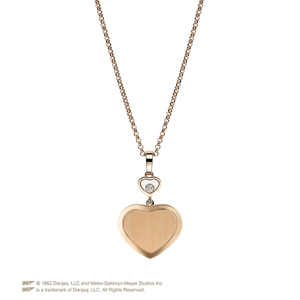 Zlatý Přívěsek Chopard Happy Hearts Golden Hearts James Bond 007 79A007-5021