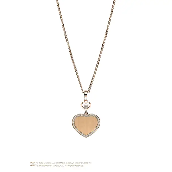Zlatý Přívěsek Chopard Happy Hearts Golden Hearts James Bond 007 79A007-5921