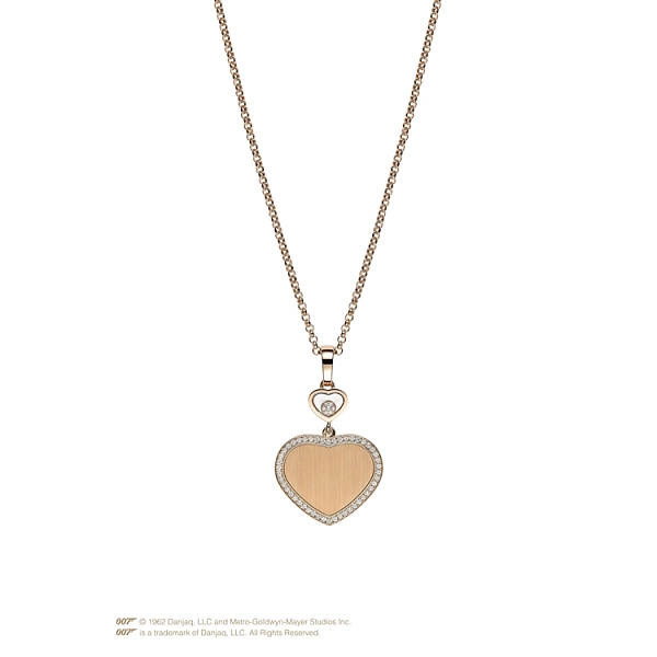 Zlatý Přívěsek Chopard Happy Hearts Golden Hearts James Bond 007 79A007-5921