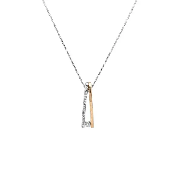 Zlatý Přívěsek s Diamanty