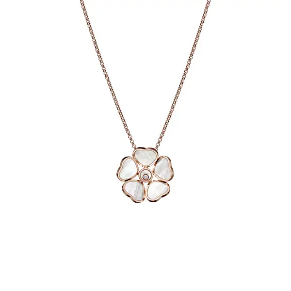 Zlatý Přívěsek Chopard Happy Hearts Flowers 79A085-5301