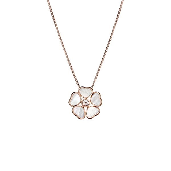 Zlatý Přívěsek Chopard Happy Hearts Flowers 79A085-5301