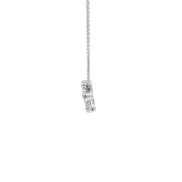 Zlatý Přívěsek Kříž s Diamanty