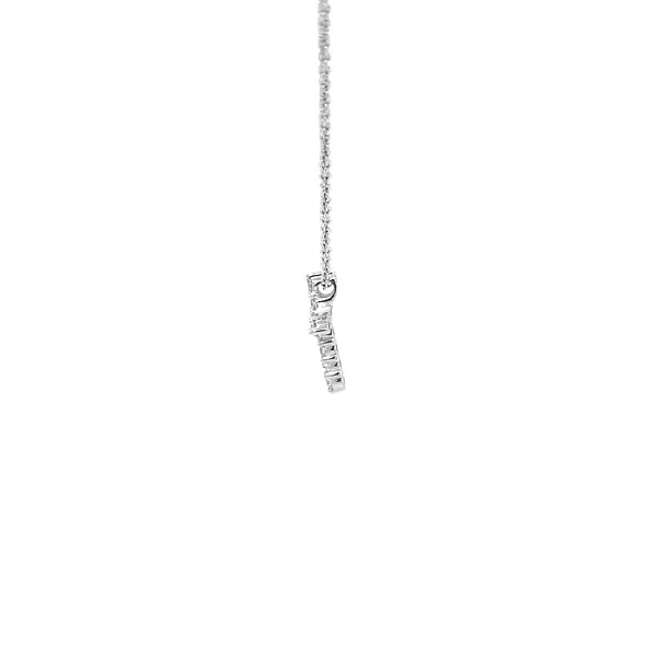Zlatý Přívěsek Kříž s Diamanty