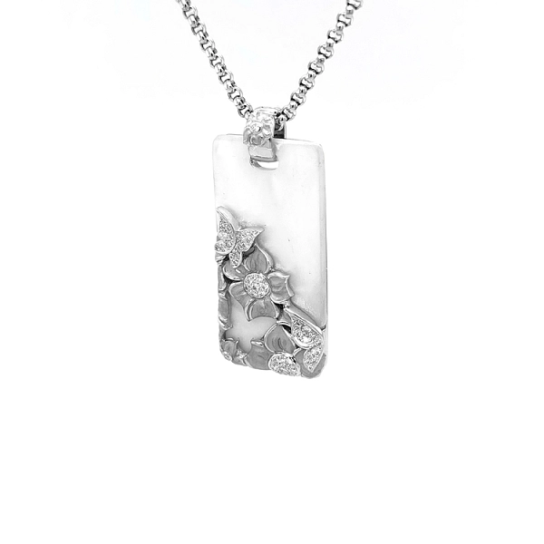 Золотая подвеска Carrera y Carrera Collar Sky Mariposas