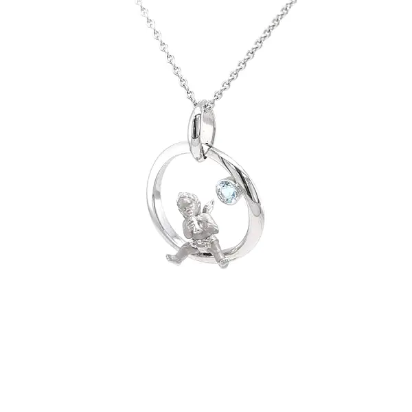 Zlatý Přívěsek Carrera y Carrera My Angel s Topazem