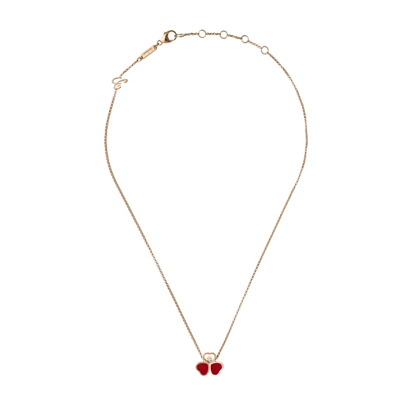 Zlatý Náhrdelník Chopard Happy Hearts 81A083-5811