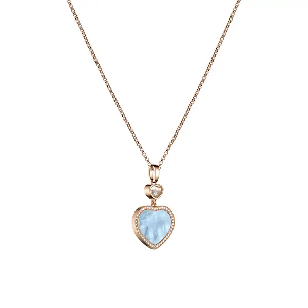 Zlatý Přívěsek Chopard Happy Hearts 79A074-5340