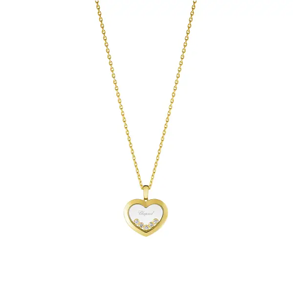 Zlatý Přívěsek Chopard Happy Diamonds 79A038-0001
