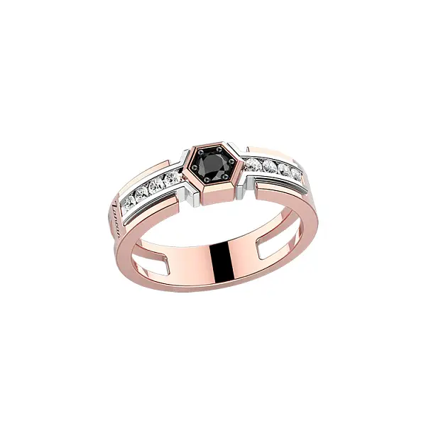 Zlatý Prsten Zancan Black Magic Soft-2 EA353RB