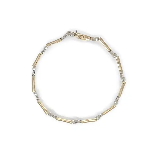 Zlatý Náramek z Kombinovaného Zlata