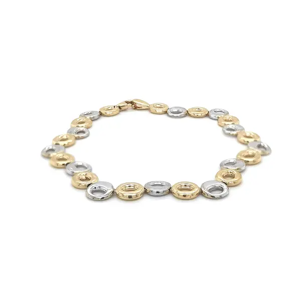 Zlatý Náramek z Kombinovaného Zlata