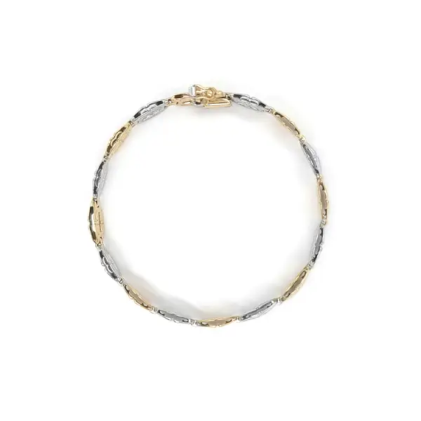 Zlatý Náramek z Kombinovaného Zlata