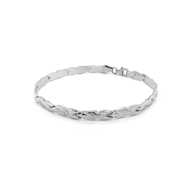 Náramek z Bílého Zlata