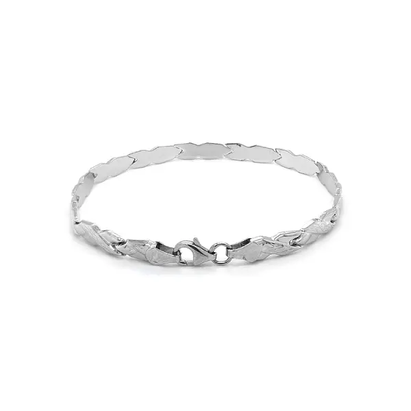 Náramek z Bílého Zlata