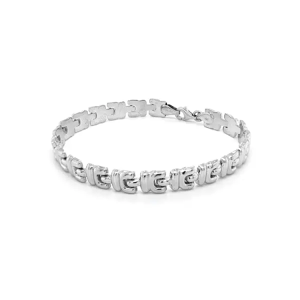 Náramek z Bílého Zlata