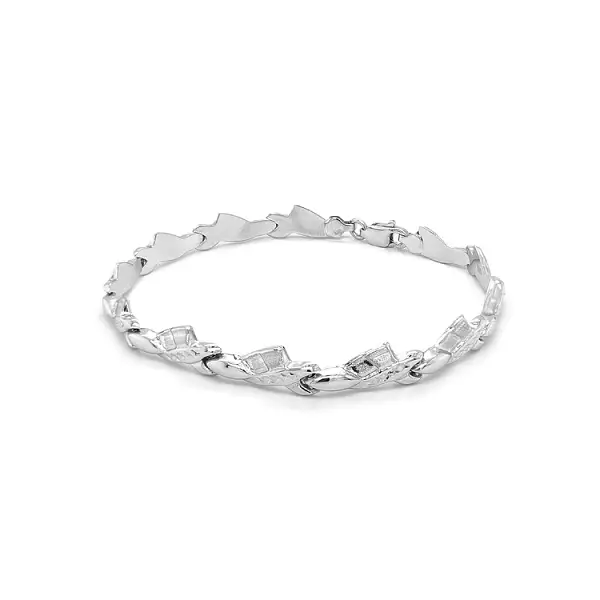 Náramek z Bílého Zlata