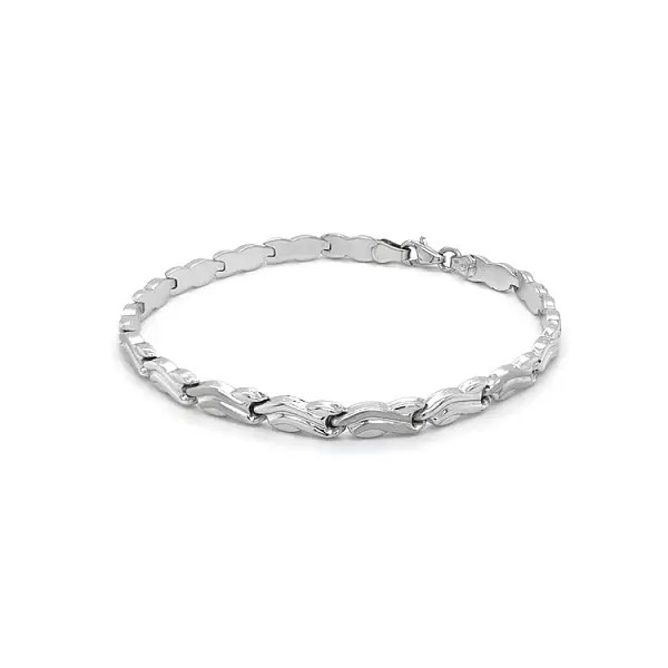 Náramek z Bílého Zlata