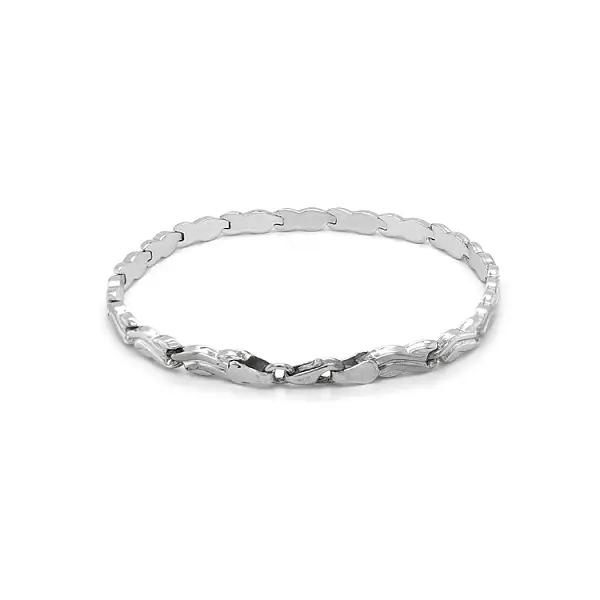 Náramek z Bílého Zlata