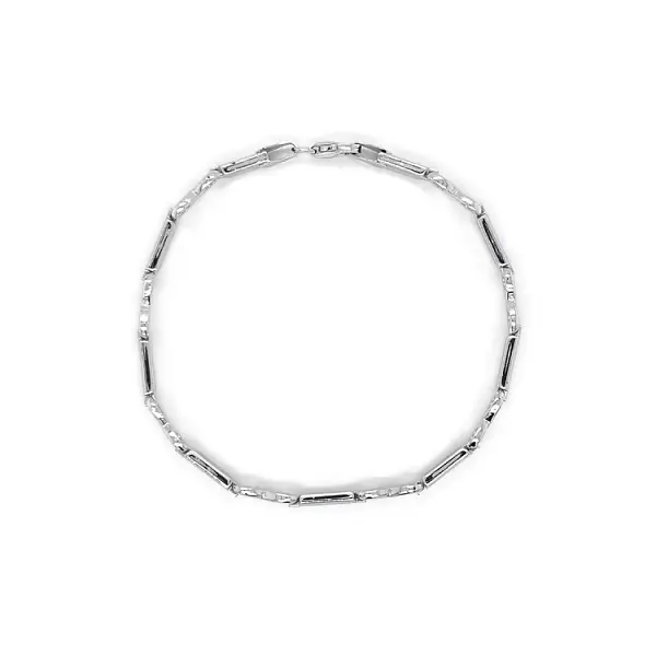 Náramek z Bílého Zlata