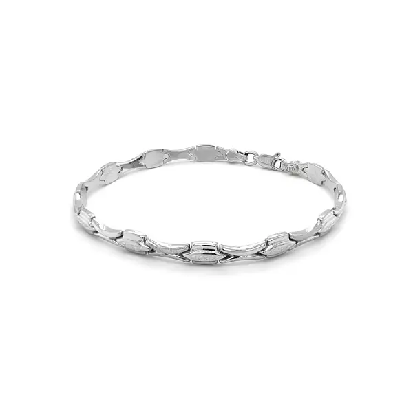 Náramek z Bílého Zlata