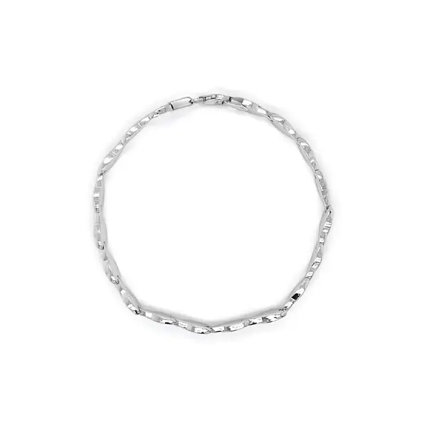 Náramek z Bílého Zlata