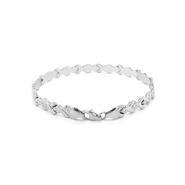 Náramek z Bílého Zlata