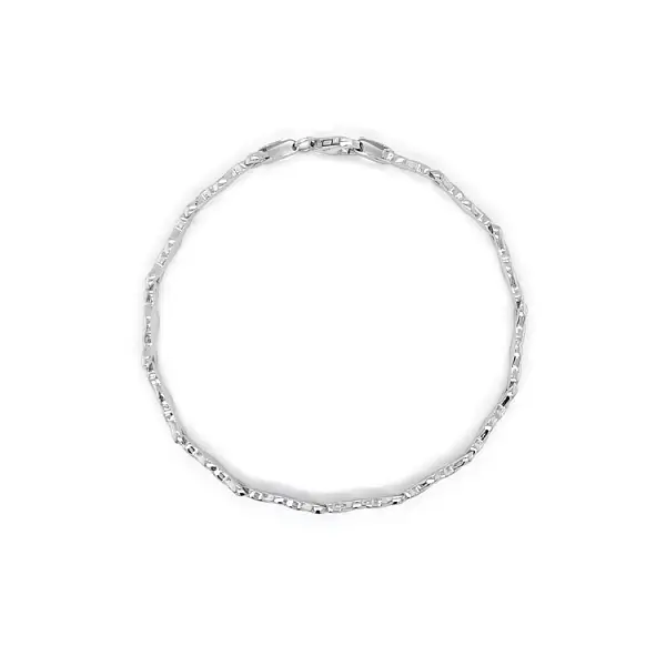 Náramek z Bílého Zlata