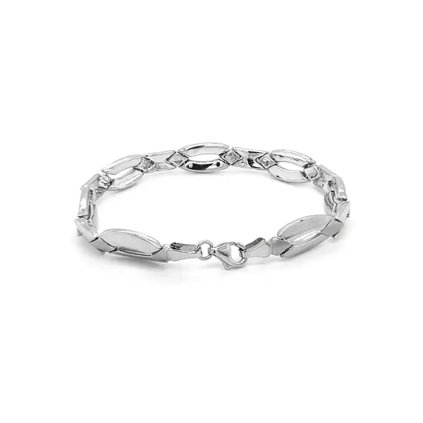 Náramek z Bílého Zlata