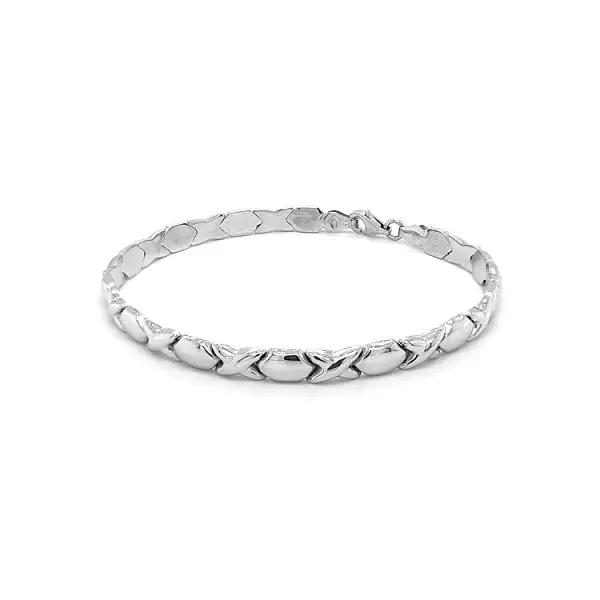 Náramek z Bílého Zlata