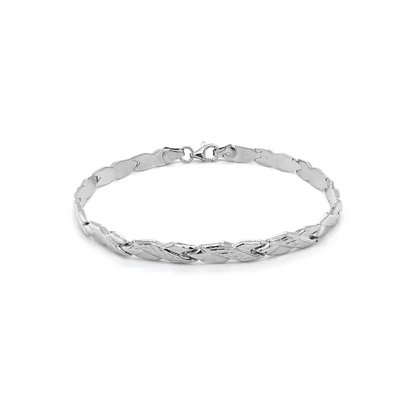 Náramek z Bílého Zlata