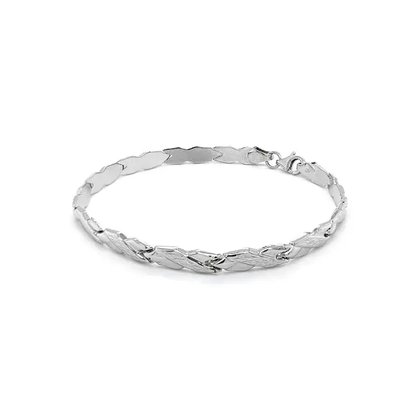 Náramek z Bílého Zlata