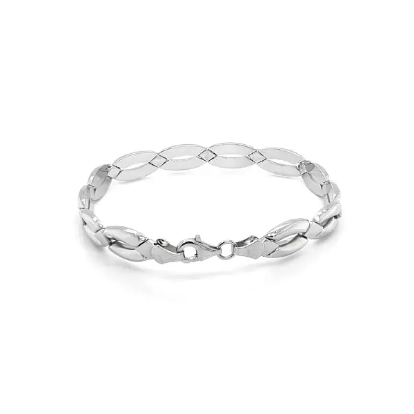 Náramek z Bílého Zlata