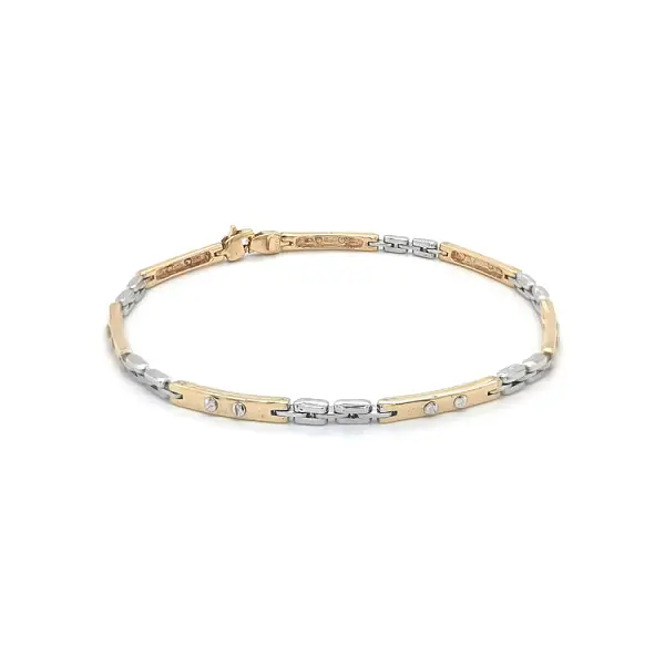 Zlatý Náramek z Kombinovaného Zlata