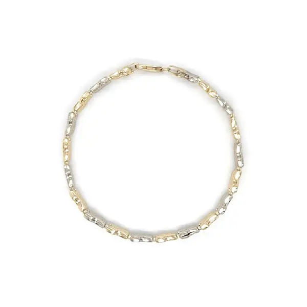 Zlatý Dámský Náramek z Kombinovaného Zlata