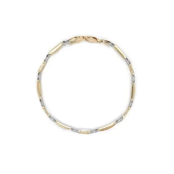 Zlatý Dámský Náramek z Kombinovaného Zlata