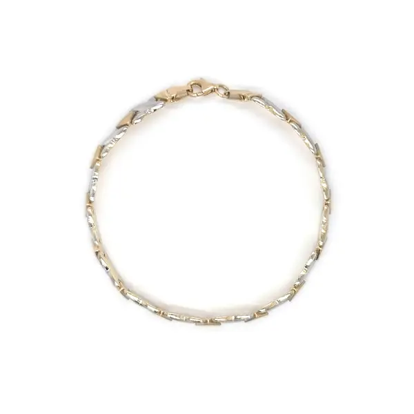 Zlatý Náramek z Kombinovaného Zlata