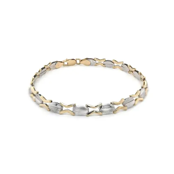 Zlatý Náramek z Kombinovaného Zlata